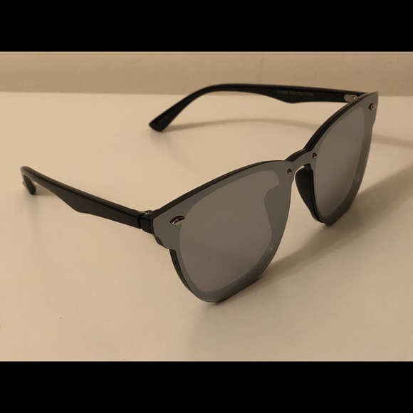 FUTURISTIC EFFECT A CLASSIC HALF FRAME SUNGLASSES - Picture 7 of 11